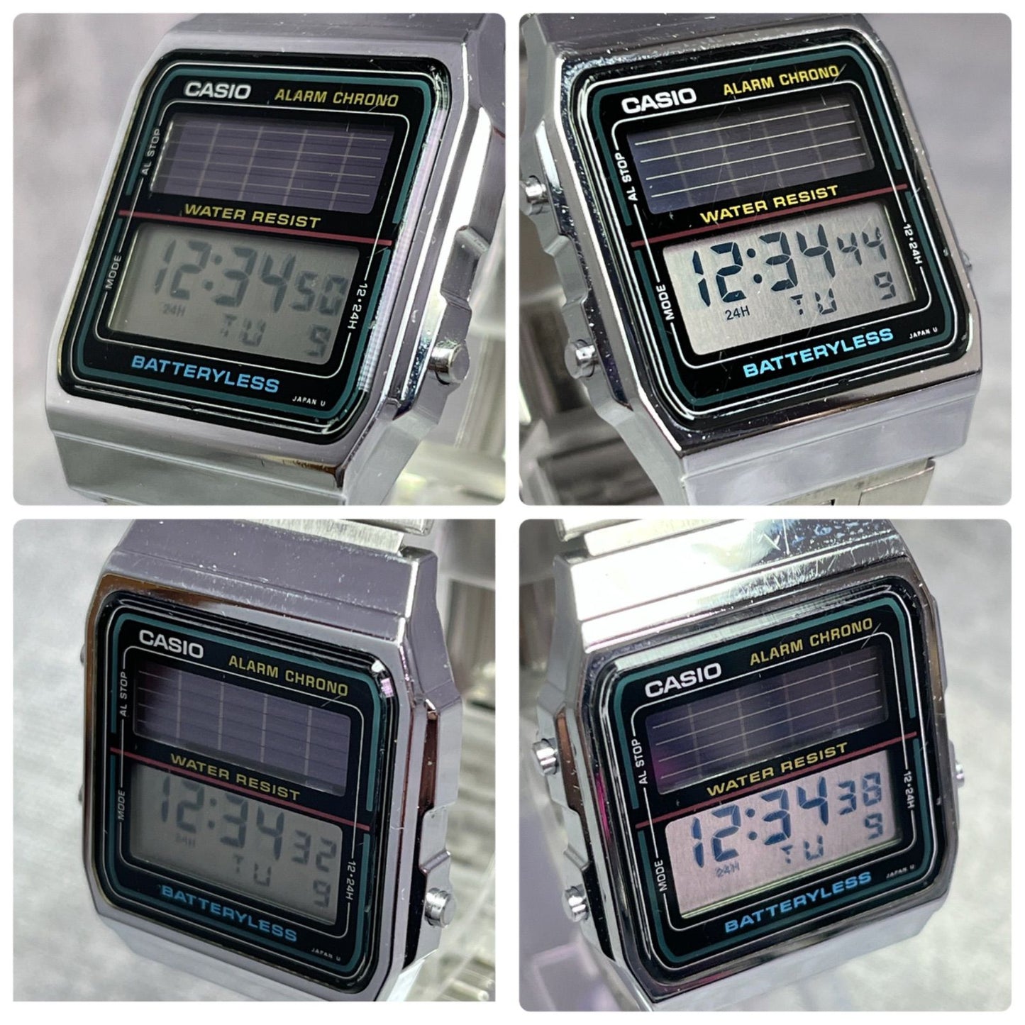 CASIO AL-180 Solar Men's Watch — Japanese