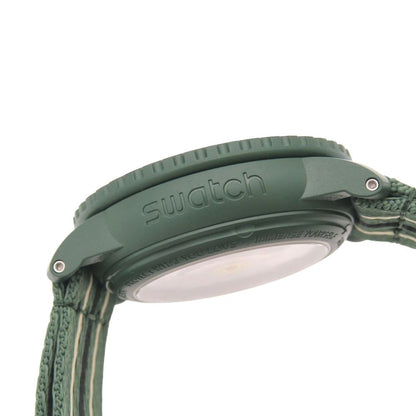 swatch S Fifty Fathoms Green Abyss S035G100 Automatic Men's — Japanese