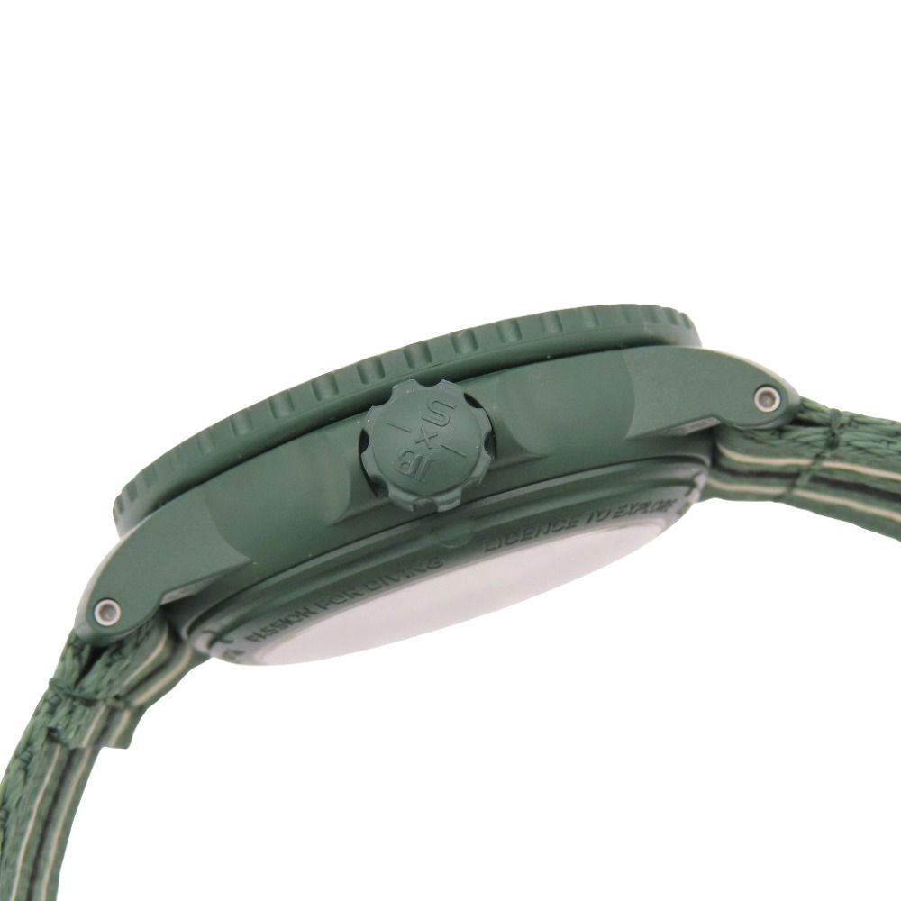 swatch S Fifty Fathoms Green Abyss S035G100 Automatic Men's — Japanese