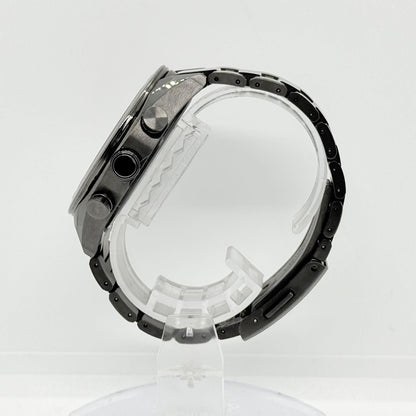 CITIZEN ATTESA SL H800-A1CN20D black solar men's watch with black dial and black band