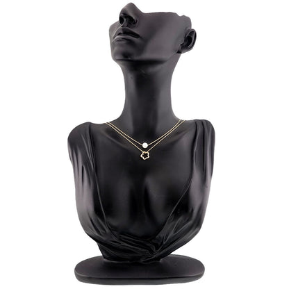 TASAKI Akoya Pearl Necklace with 6.3mm pearls and 18K yellow gold chain at 40cm length
