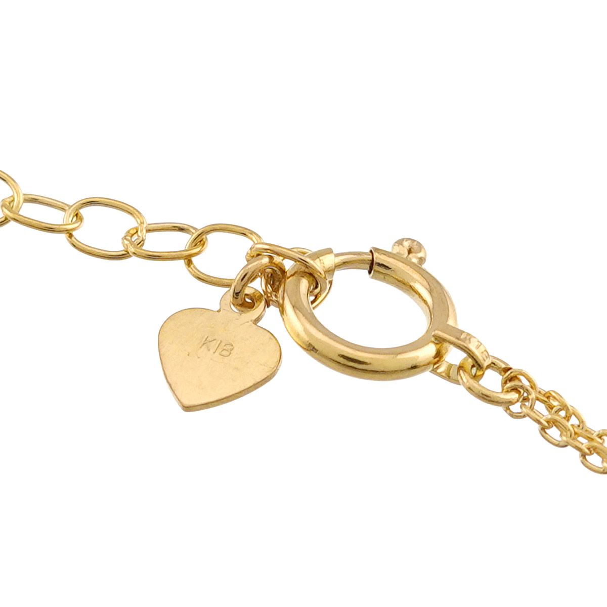TASAKI Akoya Pearl Necklace with 6.3mm pearls and 18K yellow gold chain at 40cm length