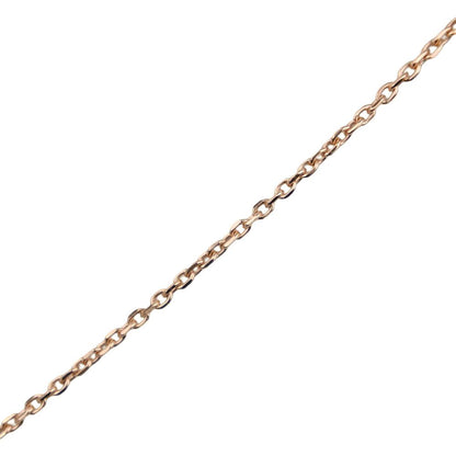 Agete Butterfly Necklace in K10 yellow gold with diamond, 40cm chain, 10mm by 8mm butterfly pendant