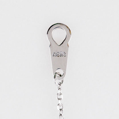 TASAKI Relaxed Elegance necklace in K18 white gold with rose quartz, amethyst, and peridot gemstones