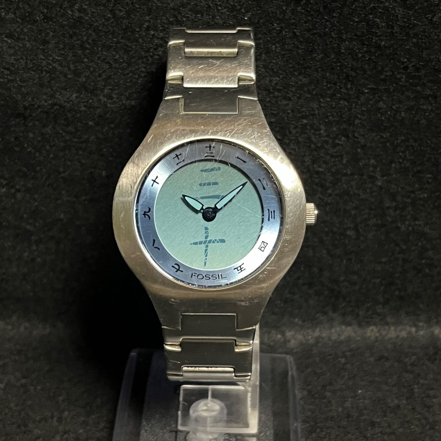 FOSSIL JR-7999 Digital Men's Watch — Japanese