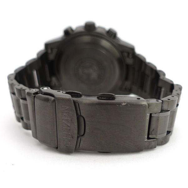 CITIZEN Promaster Duratect Eco-Drive H610-T018688 titanium chronograph watch with black dial and titanium band