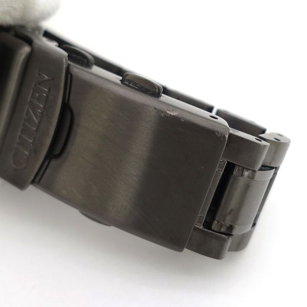 CITIZEN Promaster Duratect Eco-Drive H610-T018688 titanium chronograph watch with black dial and titanium band