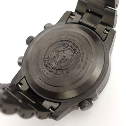 CITIZEN Promaster Duratect Eco-Drive H610-T018688 titanium chronograph watch with black dial and titanium band