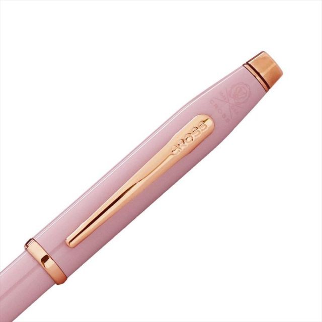 CROSS Century 2 ballpoint pen in Smoky Pink with silver accents and capped design
