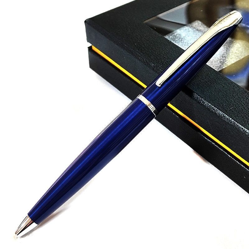 Cross ATX Series Gift Set with Blue Translucent Ballpoint Pen and Card Case — Japan Import