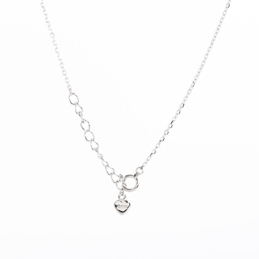 Mikimoto diamond necklace in K18 white gold with 0.07 ct diamonds and adjustable 38.5 to 41 cm chain
