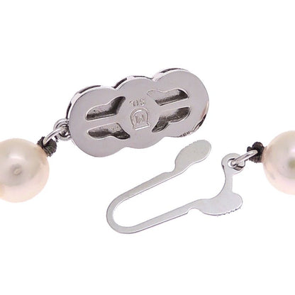 Mikimoto pearl necklace with 7 to 7.5 mm pearls and 43 cm length displayed on a white background