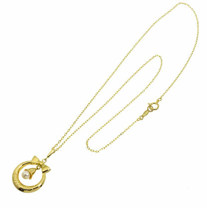 Mikimoto JOYEUX NOEL baby pearl necklace with 4.0mm pearls and 18k yellow gold clasp on a 38cm chain