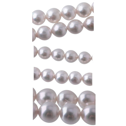 Mikimoto Infinity Pearl Necklace Long with 6.5-7mm Akoya pearls on 80cm yellow gold chain