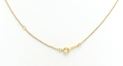 Gold K18 multicolor stone necklace with aquamarine, pink tourmaline, peridot, amethyst, and citrine stones on 40cm chain