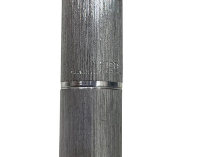 Waterman 18K 750 Mark French silver pen nib, 13.5 cm long, showing signs of wear and ink depletion