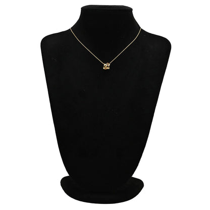 MIKIMOTO yellow gold necklace featuring yellow diamond, sapphire, and citrine stones in multicolor design