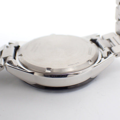 Citizen Eco-Drive men's watch BL5614-59A with white dial and silver stainless steel band