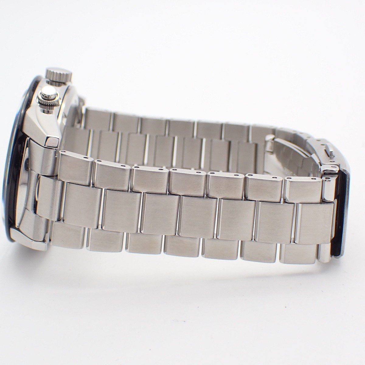 Citizen Eco-Drive men's watch BL5614-59A with white dial and silver stainless steel band