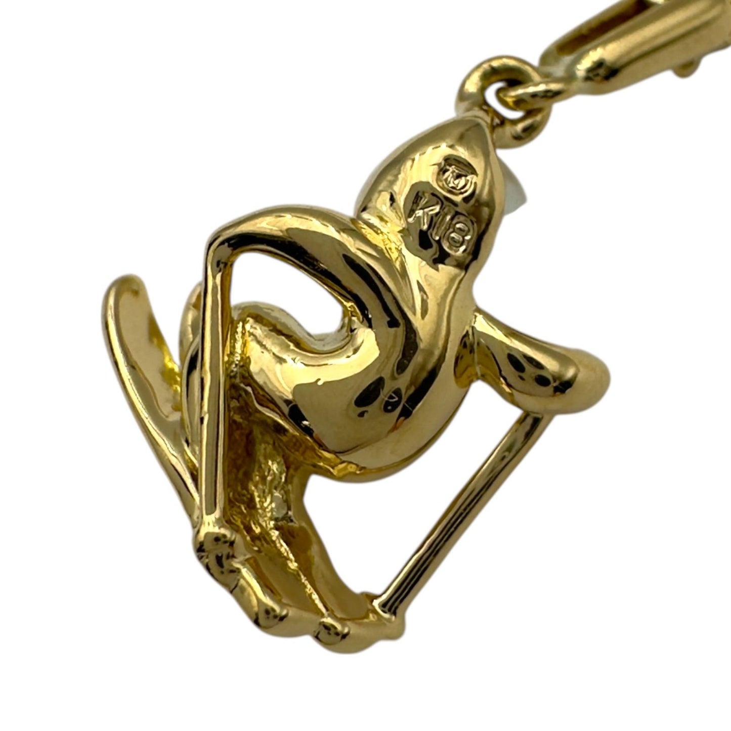 Mikimoto Ski Necklace made of K18 gold with a pearl pendant and 39.5 cm chain for ladies