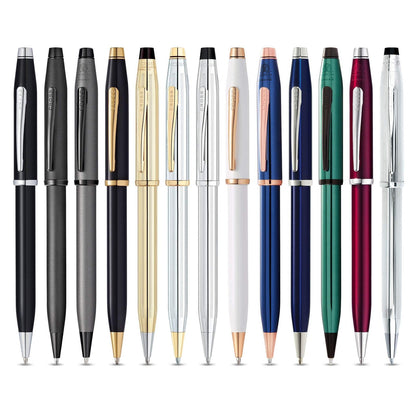 Cross Century II Ballpoint Pen with Silver Finish — Japan Import