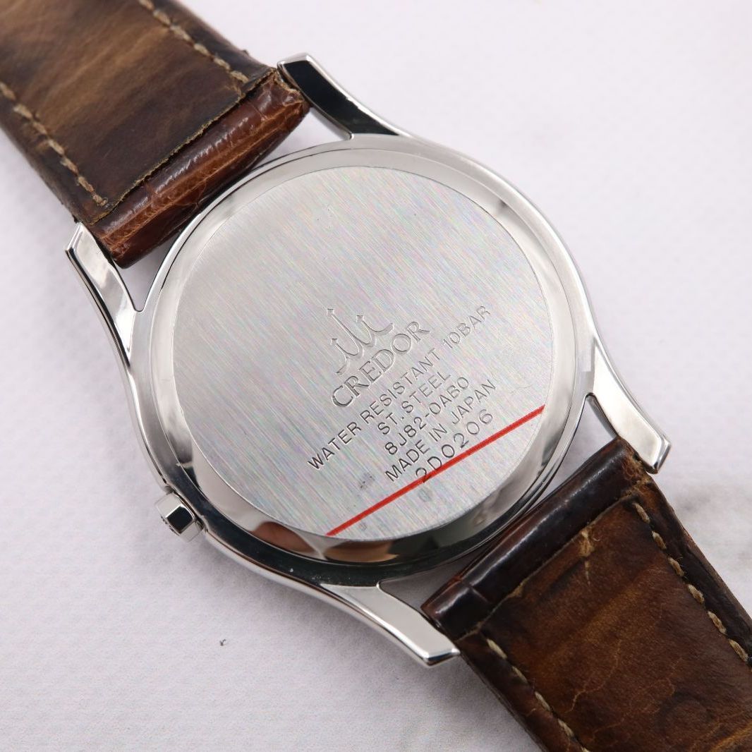 SEIKO 8J82-0AB0 Quartz Men's Watch — Japanese