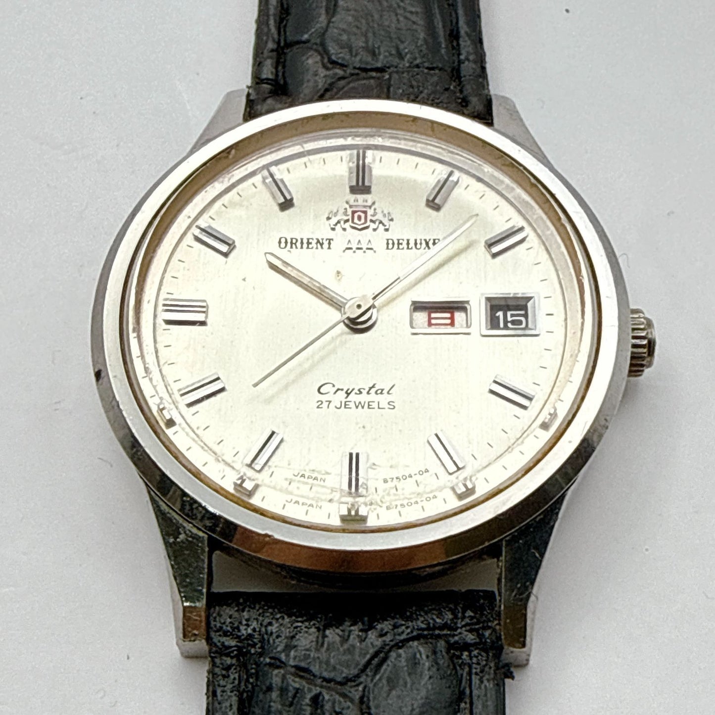ORIENT AAA DELUX Crystal 27 JEWELS Automatic Men's Watch — Japanese