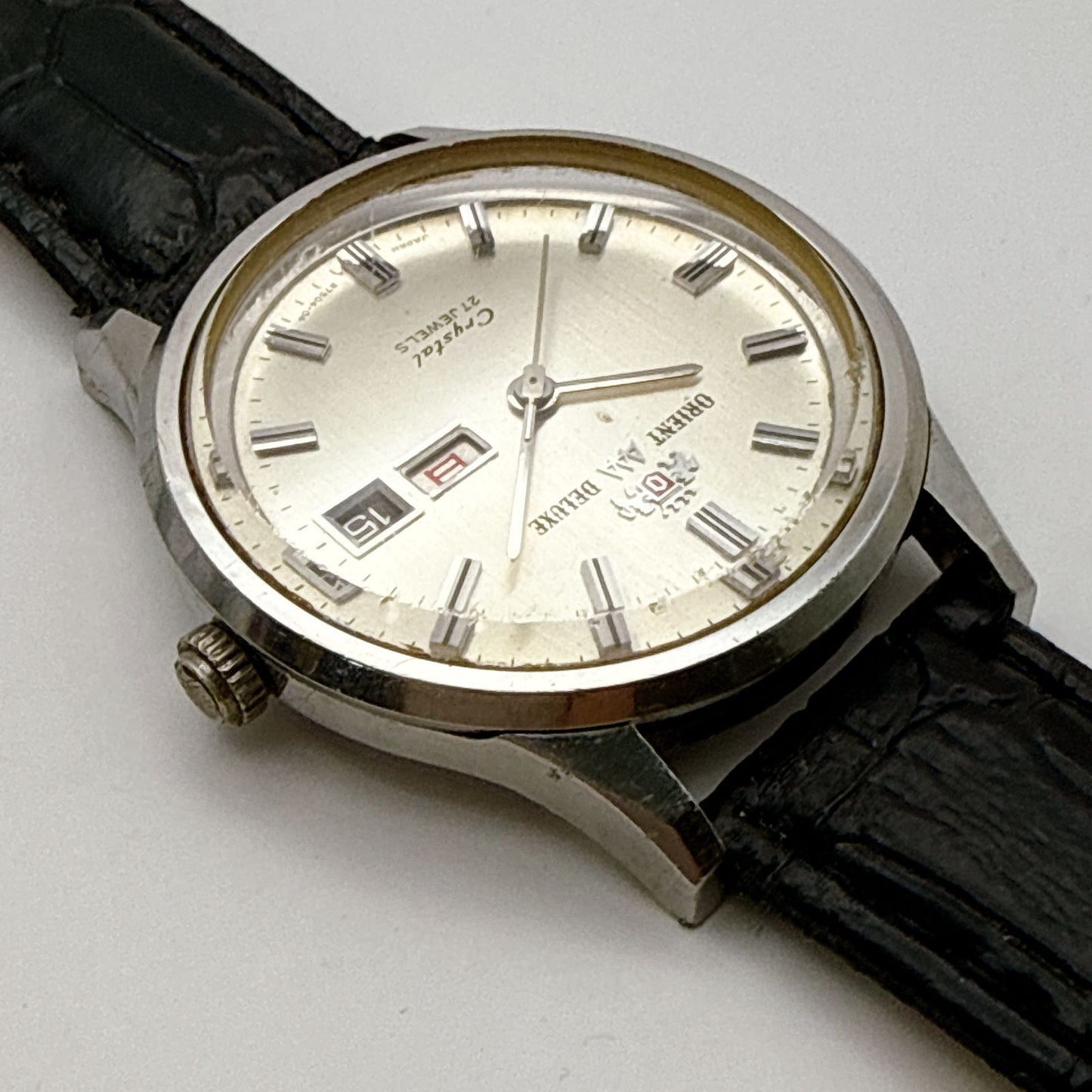 ORIENT AAA DELUX Crystal 27 JEWELS Automatic Men's Watch — Japanese