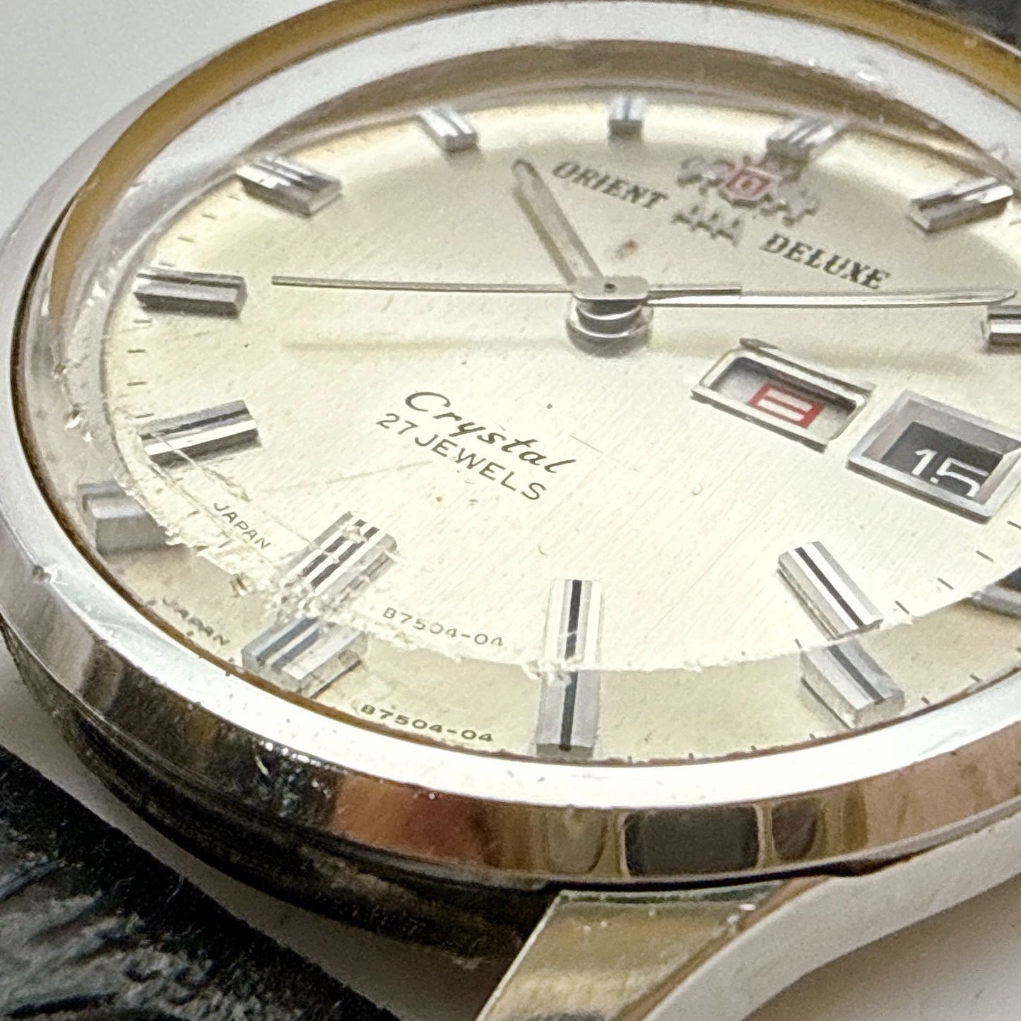 ORIENT AAA DELUX Crystal 27 JEWELS Automatic Men's Watch — Japanese