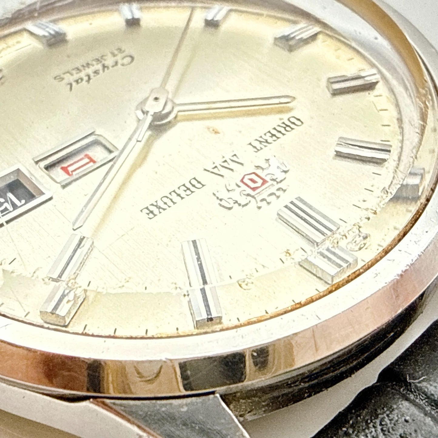 ORIENT AAA DELUX Crystal 27 JEWELS Automatic Men's Watch — Japanese