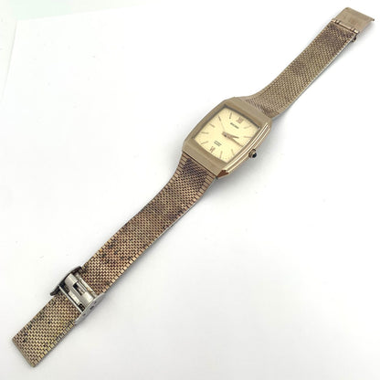 Midtown CITIZEN EXCEED 46-6123 gold quartz watch with stainless steel back and classic design