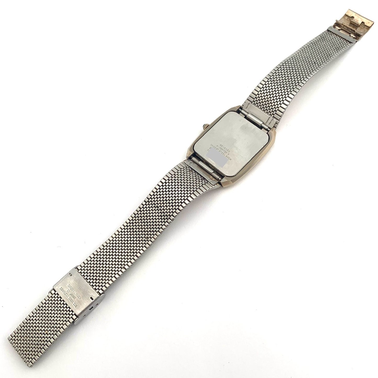 Midtown CITIZEN EXCEED 46-6123 gold quartz watch with stainless steel back and classic design