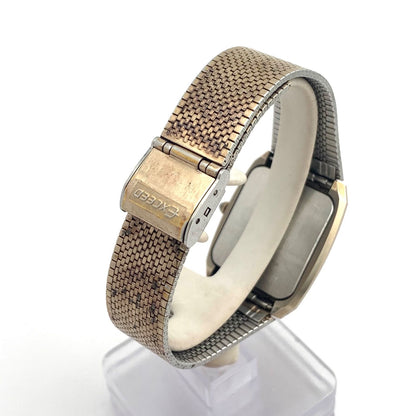 Midtown CITIZEN EXCEED 46-6123 gold quartz watch with stainless steel back and classic design