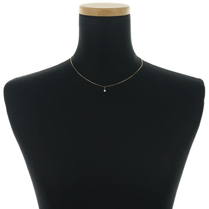 Agete Law Necklace featuring 0.15ct diamond pendant in 10K yellow gold on 36/40 cm chain