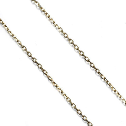 Mikimoto Cut Azuki 40cm chain necklace in 14K yellow gold with 1.2mm width and 3.4mm clasp