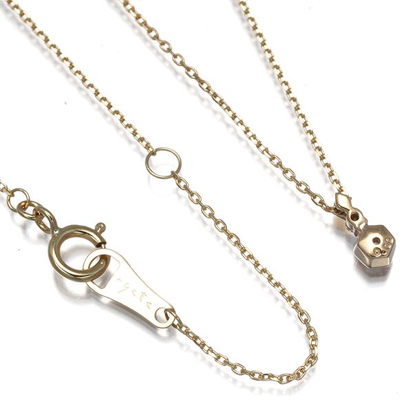 Law Necklace with 0.02ct diamond in 10K yellow gold on a 36-40cm chain