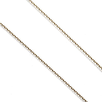 Tasaki Cut Azuki long chain necklace 60cm made of 18K yellow gold weighing 1.6g