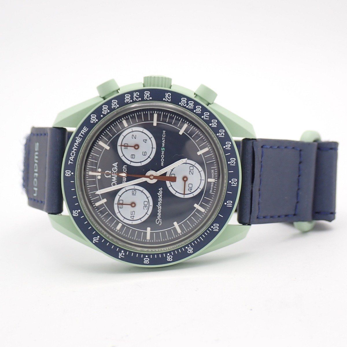 swatch OMEGA × Swatch Mission On Earth SO33G100 Quartz Men's — Japanese
