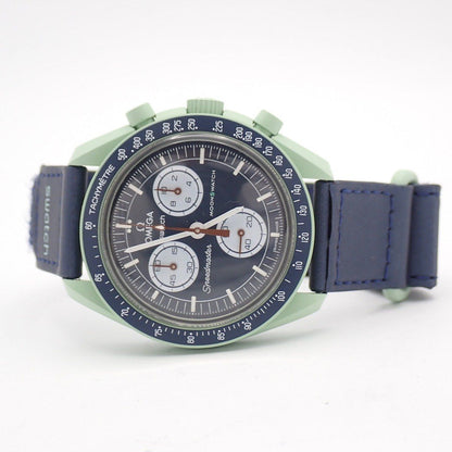 swatch OMEGA × Swatch Mission On Earth SO33G100 Quartz Men's — Japanese
