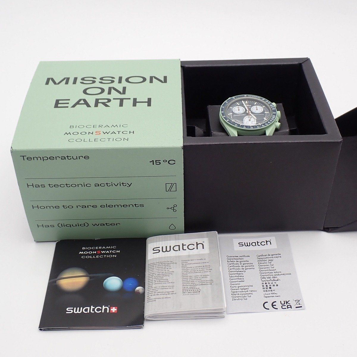 swatch OMEGA × Swatch Mission On Earth SO33G100 Quartz Men's — Japanese