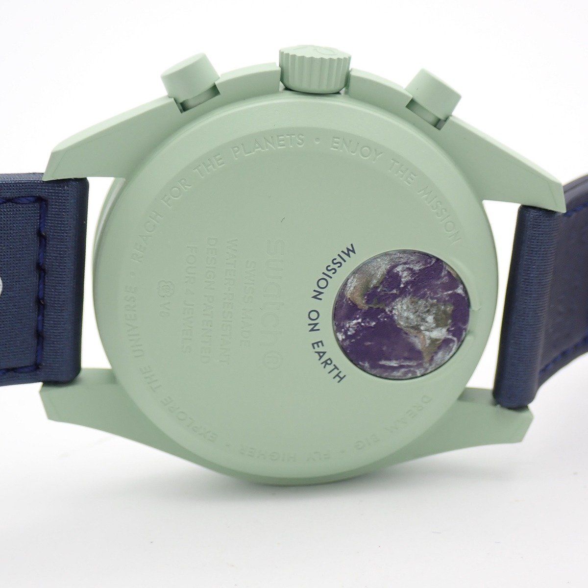 swatch OMEGA × Swatch Mission On Earth SO33G100 Quartz Men's — Japanese