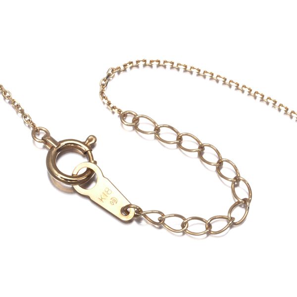 Tasaki Baby Pearl Necklace with 4.6mm pearls on 18k yellow gold chain 39-43cm length
