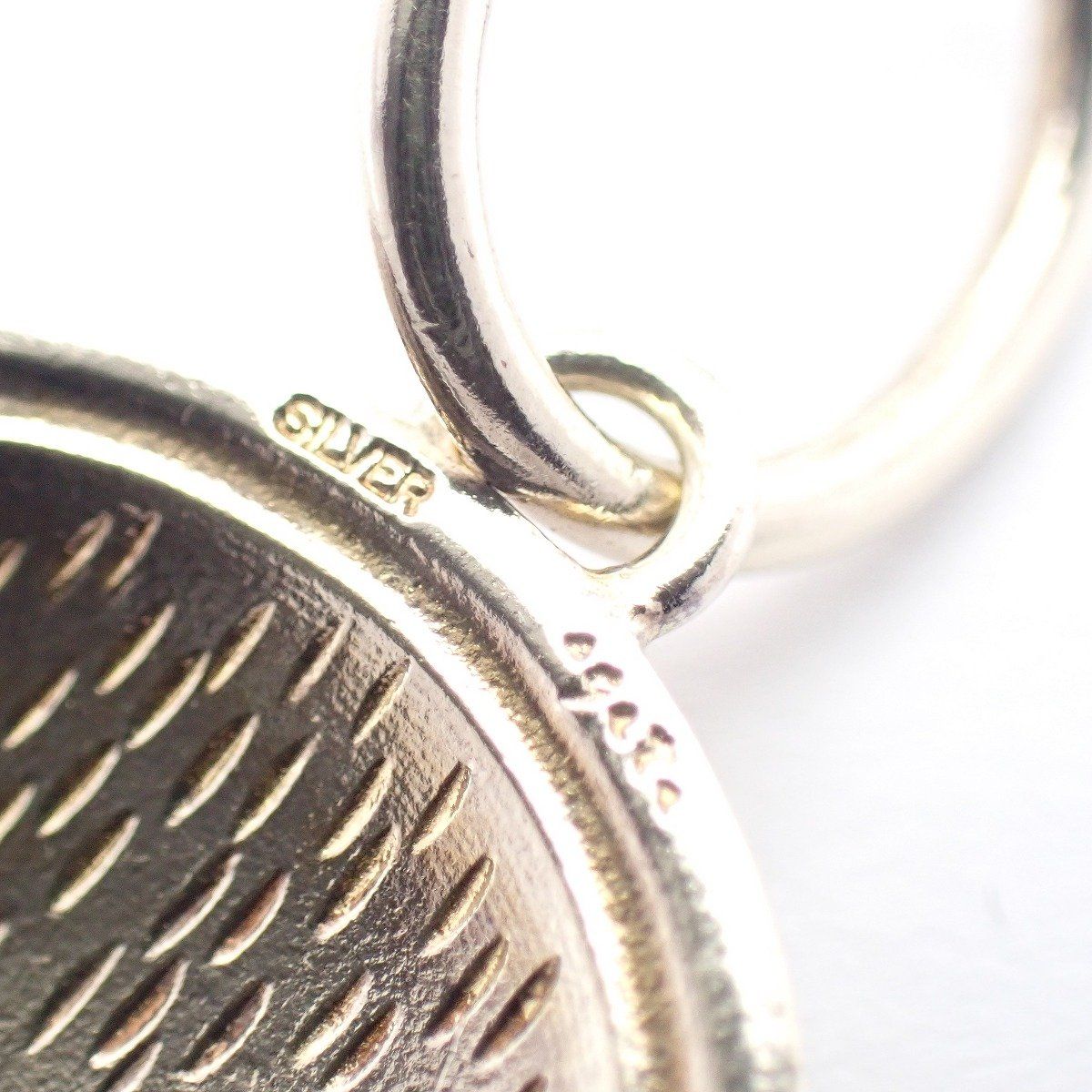 Agete pendant top made of silver gold GP with loop, measuring 1.9x2.9x0.3 cm, lightweight and elegant