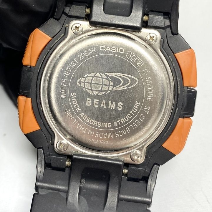 CASIO G-5500BE-30周年シリーズ Solar Men's Watch — Japanese
