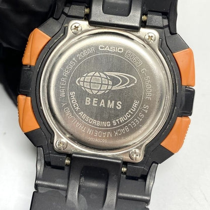CASIO G-5500BE-30周年シリーズ Solar Men's Watch — Japanese