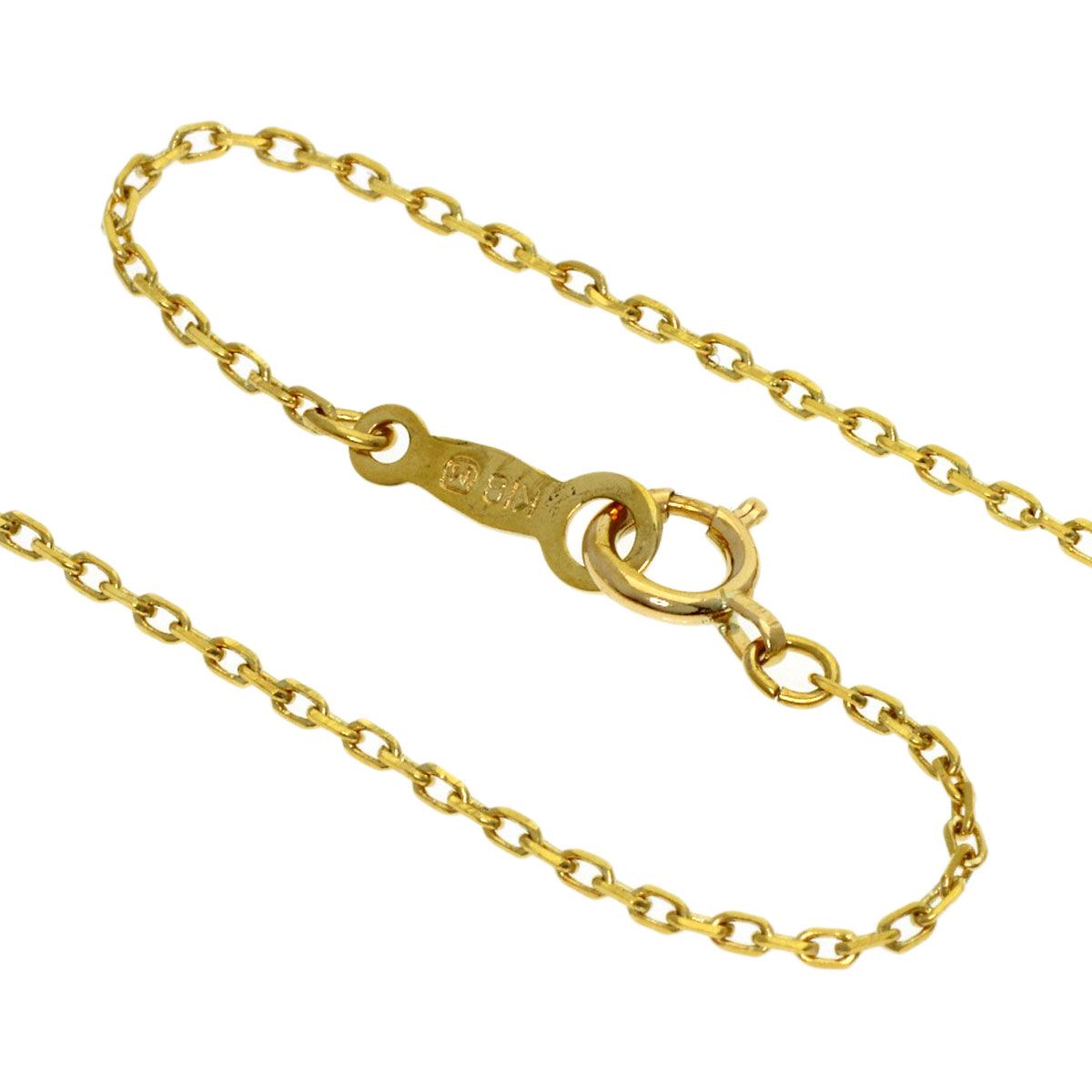 MIKIMOTO ladies pearl necklace with 7mm pearl on 40cm K18YG gold chain
