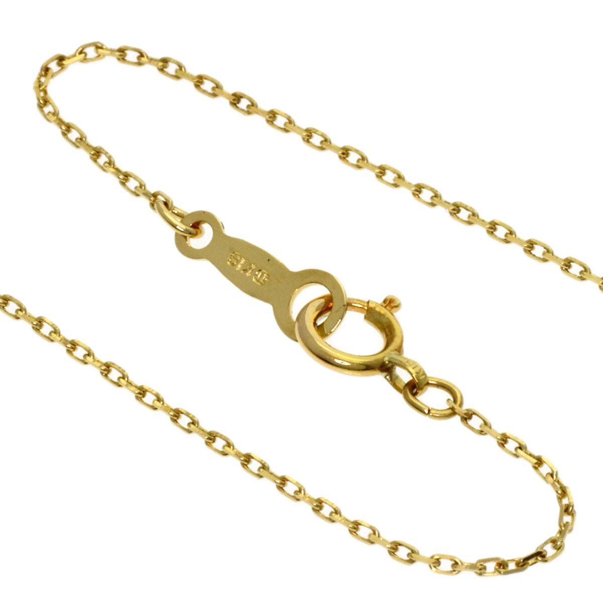 MIKIMOTO ladies pearl diamond necklace with 7.1mm pearl on 42cm K18YG gold chain