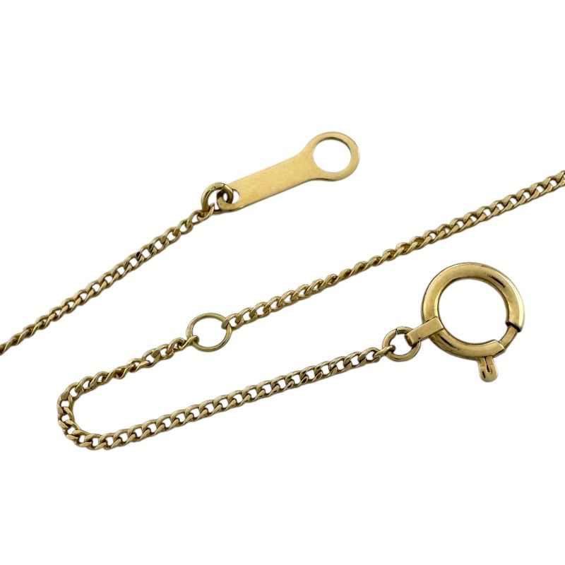 Tasaki Pearl Ribbon Necklace in 18K yellow gold with oval pearl and 39 cm chain