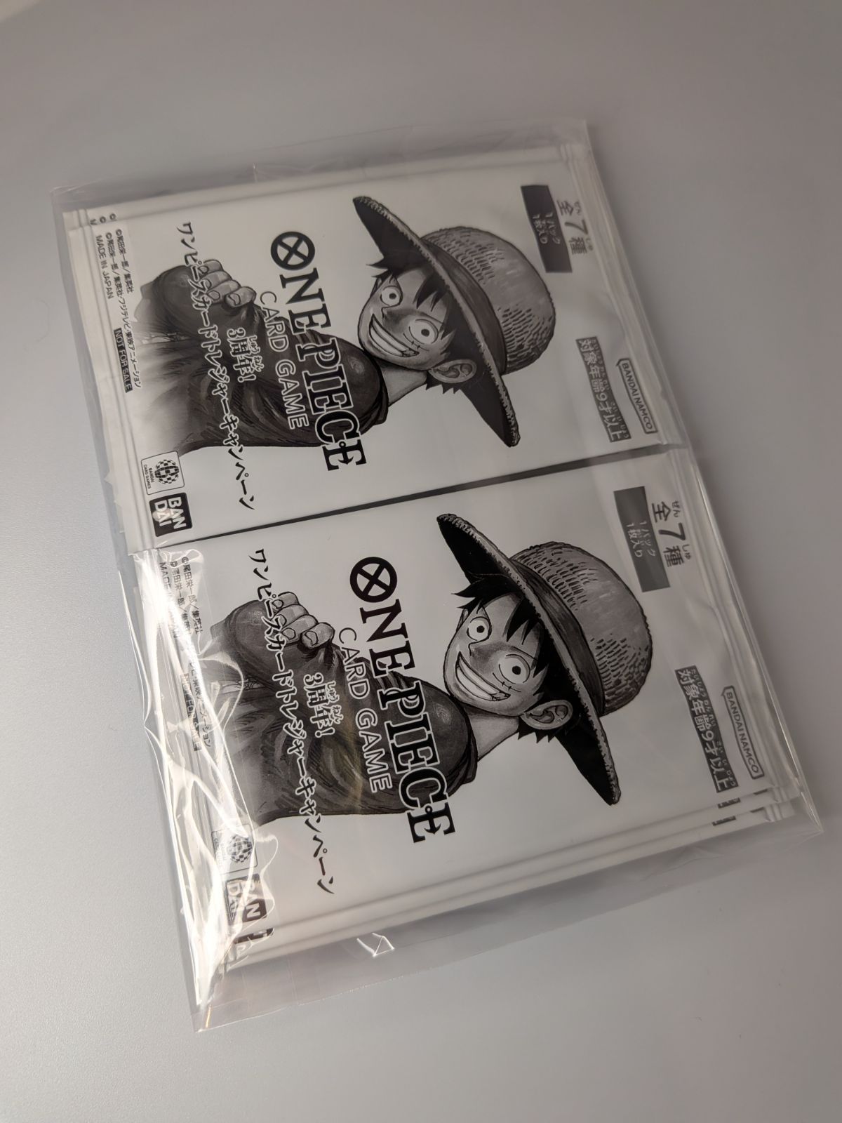 One Piece One Piece Card Game 3rd Anniversary Treasure Campaign Unopened 8 Packs — Japanese