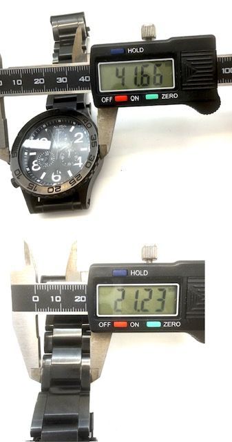 NIXON 42-20 CHRONO A037-001 Quartz Men's Watch — Japanese